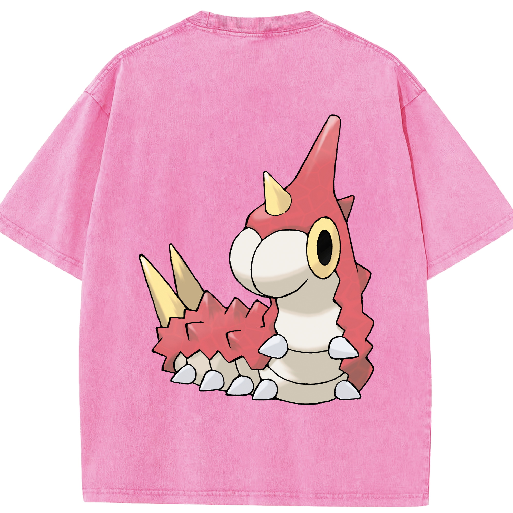 （画像用） ポケットモンスター Pokémon 綿100% ヴィンテージ風 半袖Tシャツ（背面プリント）
